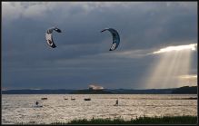 Kalø sloteruin  Kitesurfing