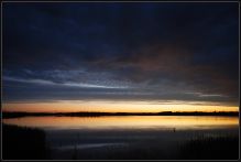 Sol nedgang Årslev engsø